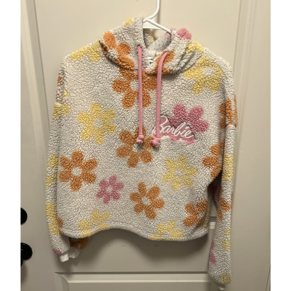 New Barbie Fleece Hooded Pullover Size S - Picture 7 of 7